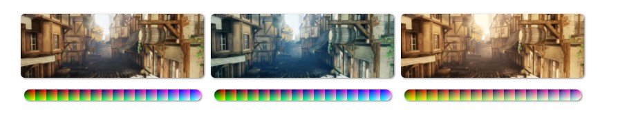 UE Color Grading Example