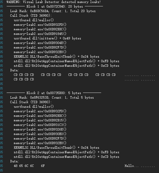 memory leak memory leak